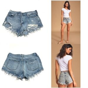 Free People Loving Good Vibrations Shorts Size 29